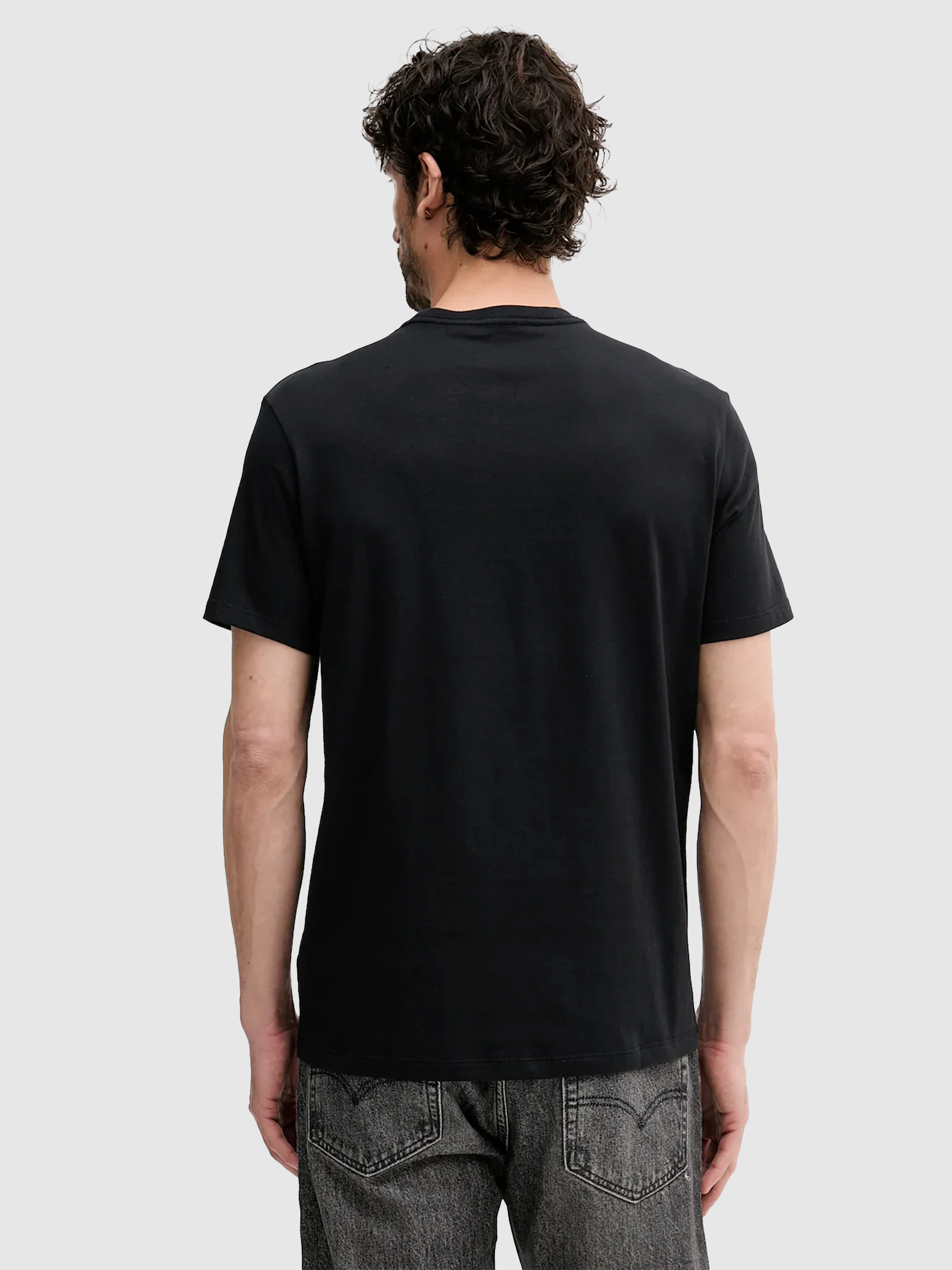 Camiseta Hombre Negro Calvin Klein
