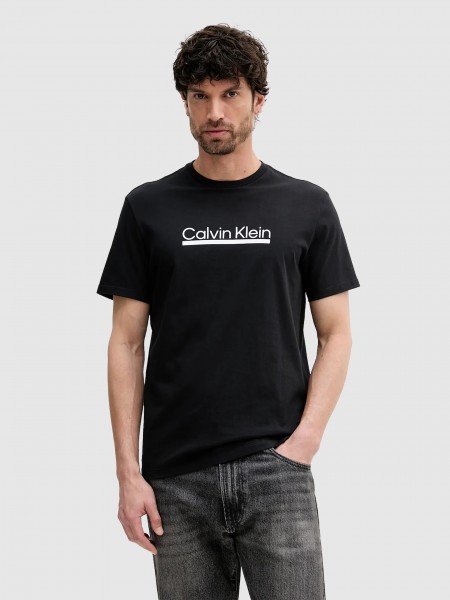 T-Shirt Man Black Calvin Klein