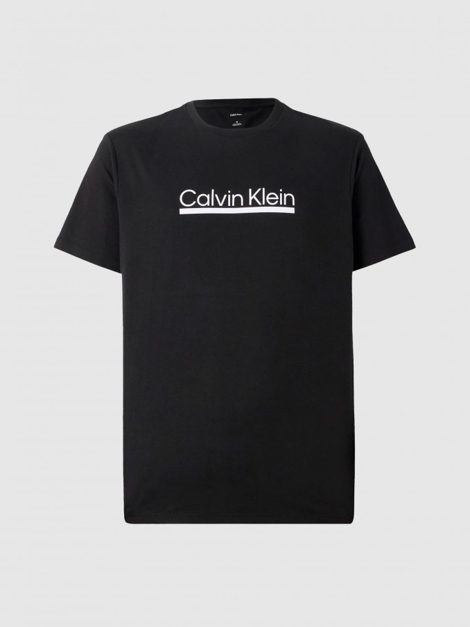 Camiseta Hombre Negro Calvin Klein