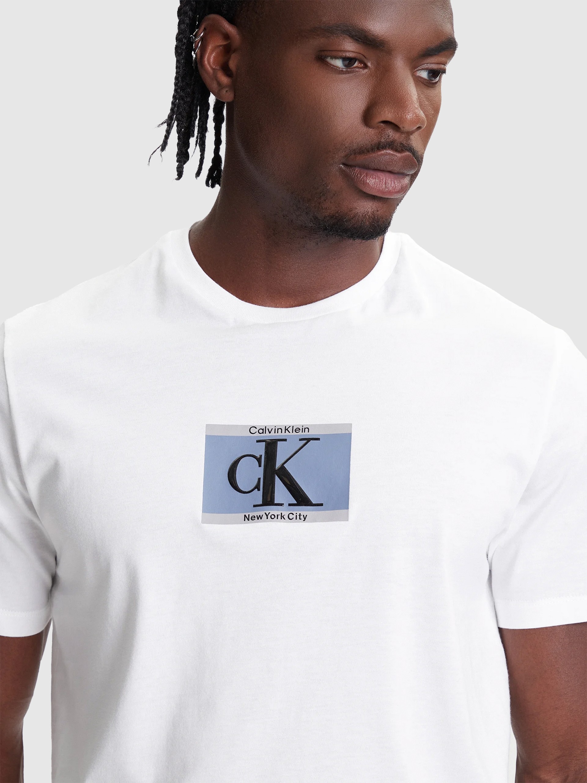 T-Shirt Man White Calvin Klein