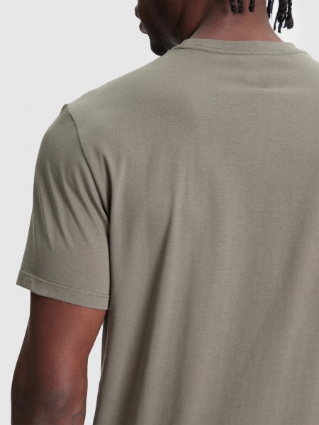 T-Shirt Man Green Calvin Klein