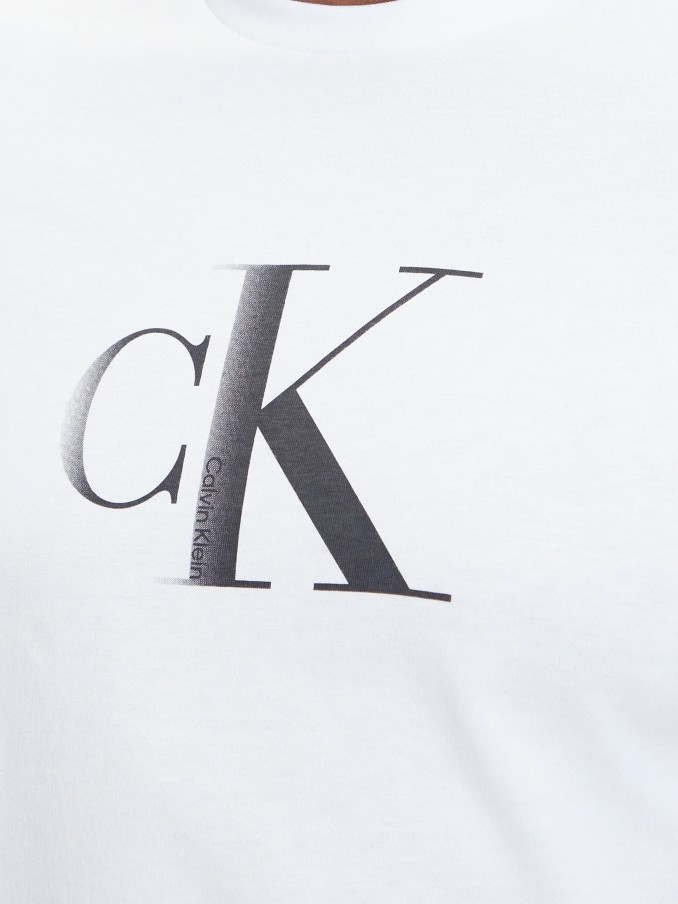 T-Shirt Man White Calvin Klein