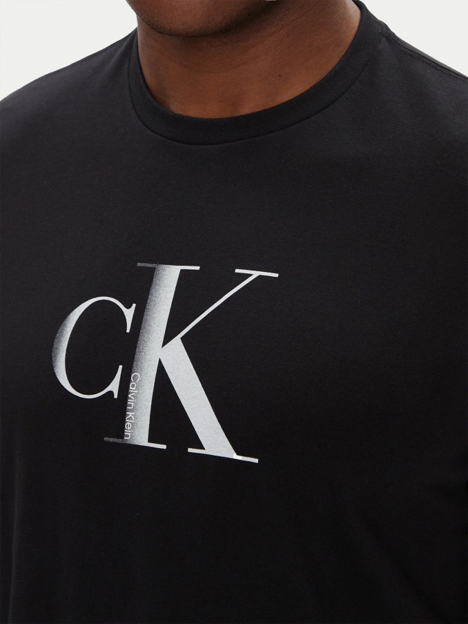 T-Shirt Man Black Calvin Klein