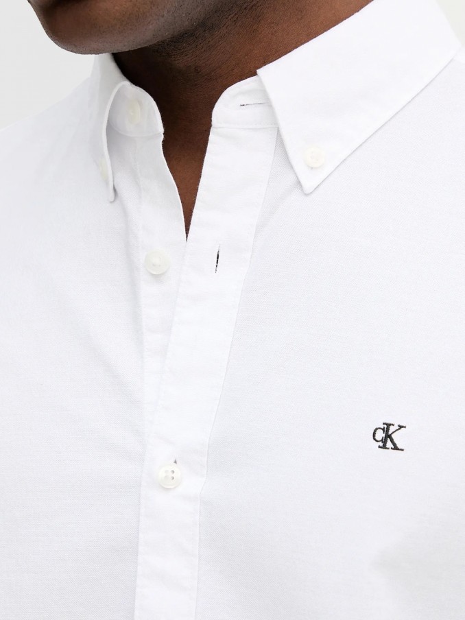 Camisa Hombre Blanco Calvin Klein