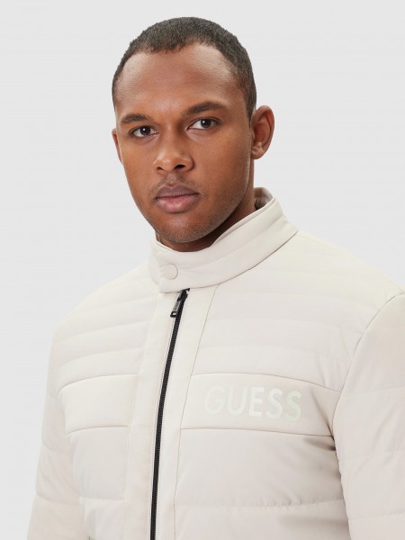 Chaqueta Hombre Crema Guess