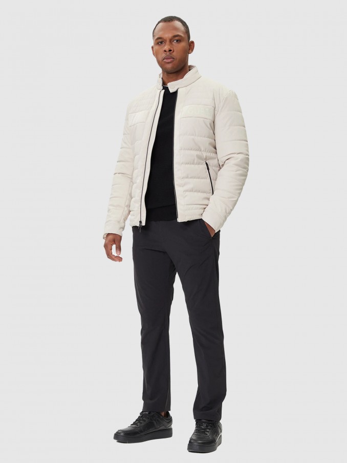 Chaqueta Hombre Crema Guess