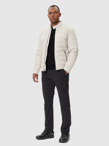 Chaqueta Hombre Crema Guess