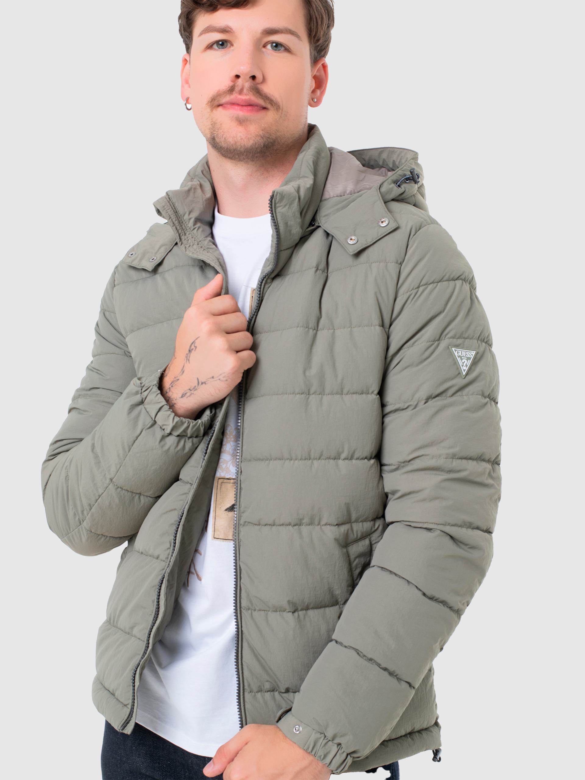 Chaqueta Hombre Verde Guess