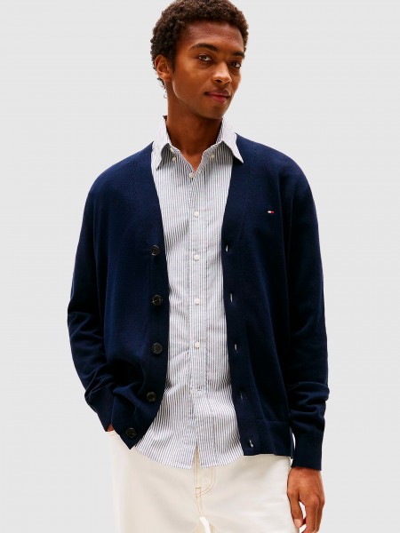 Jacket Man Navy Blue Tommy Hilfiger