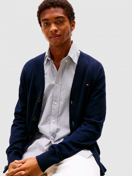 Chaqueta Hombre Azul Marino Tommy Hilfiger