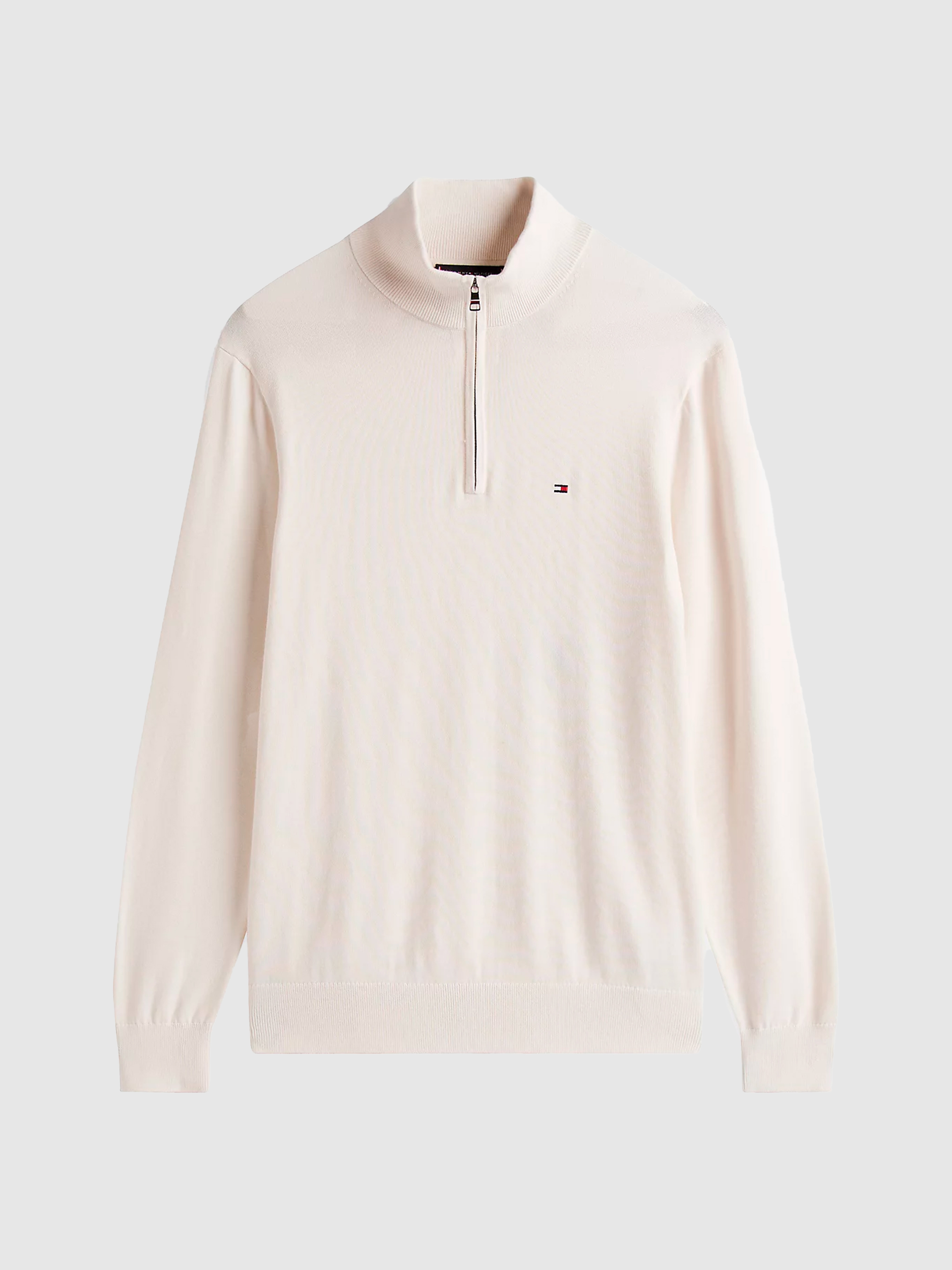 Camisola Tommy Hilfiger Homem Essential Cotton Zip Mock