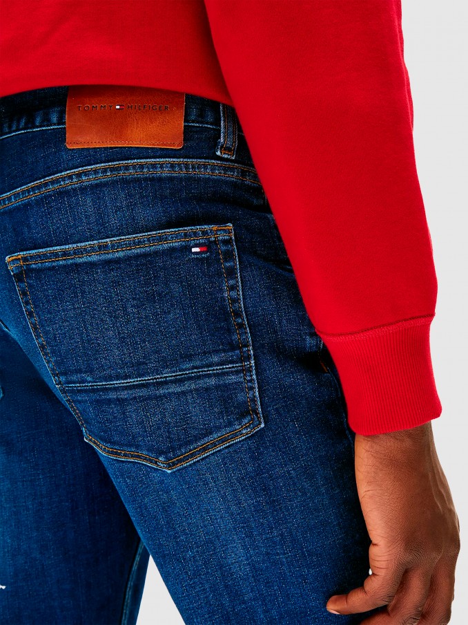 Pants Man Dark Jeans Tommy Hilfiger