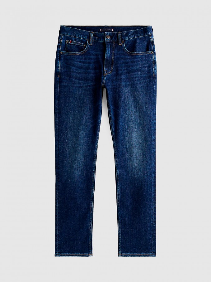 Pants Man Dark Jeans Tommy Hilfiger