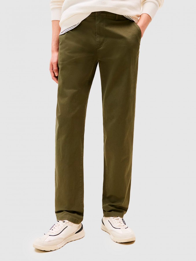 Pants Man Green Tommy Hilfiger