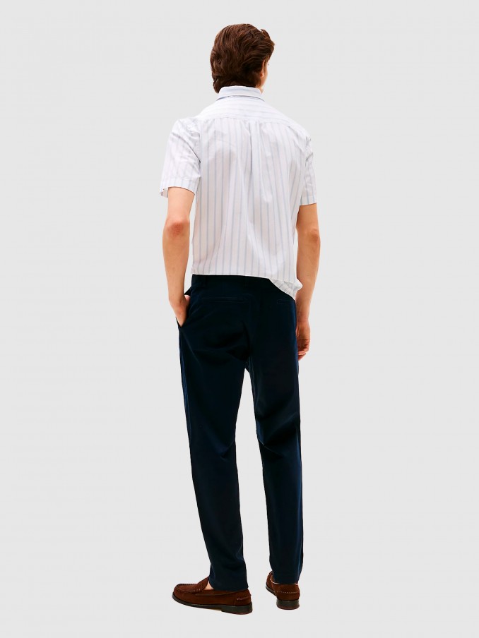 Pantalones Hombre Azul Marino Tommy Hilfiger