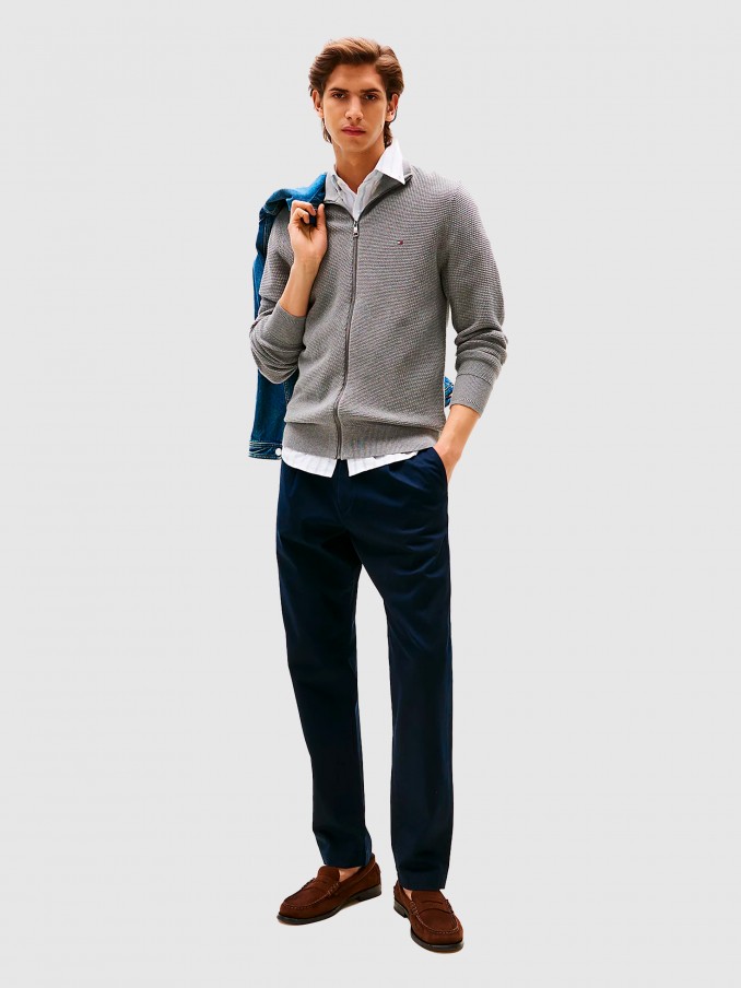 Pants Man Navy Blue Tommy Hilfiger