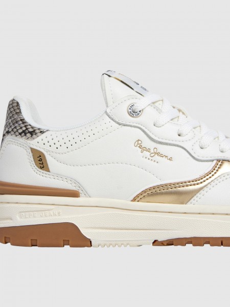 Tenis Mujer Blanco Pepe Jeans London