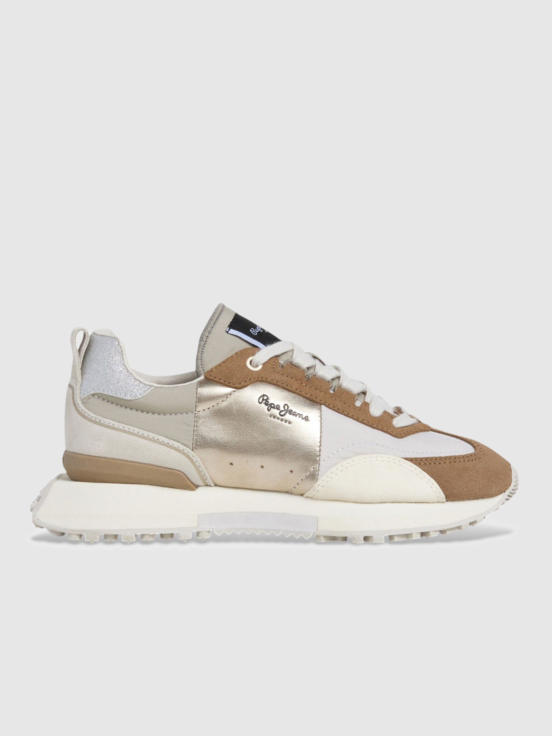 Tenis Mujer Oro Pepe Jeans London