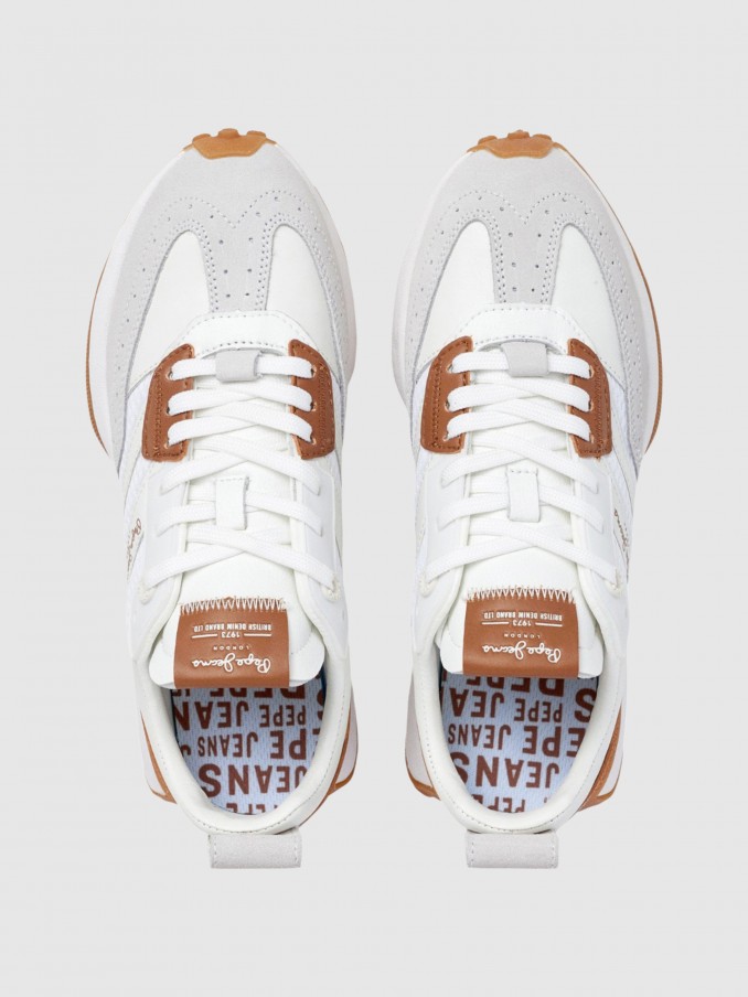 Sneakers Woman White Pepe Jeans London