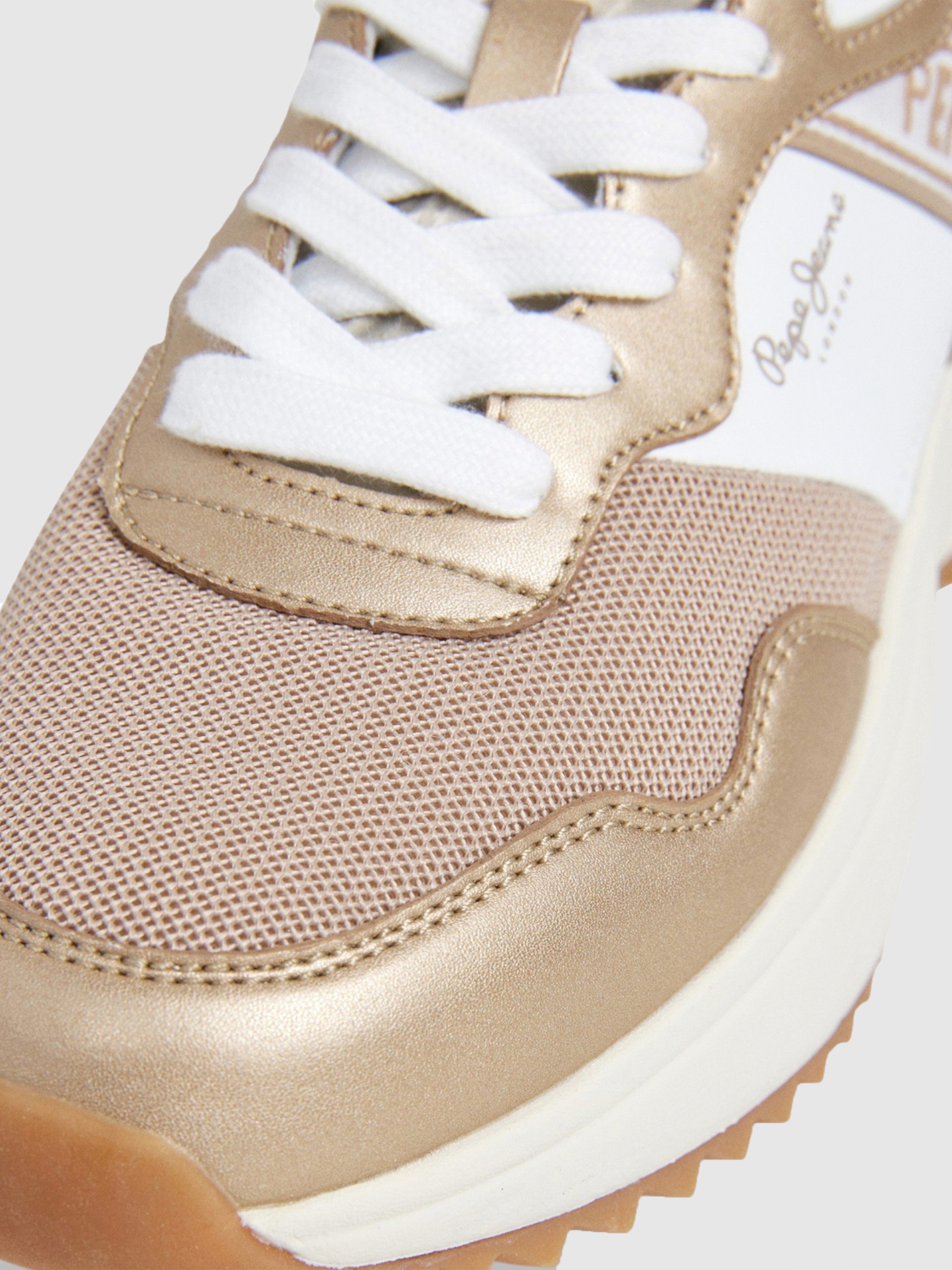 Tenis Mujer Oro Pepe Jeans London