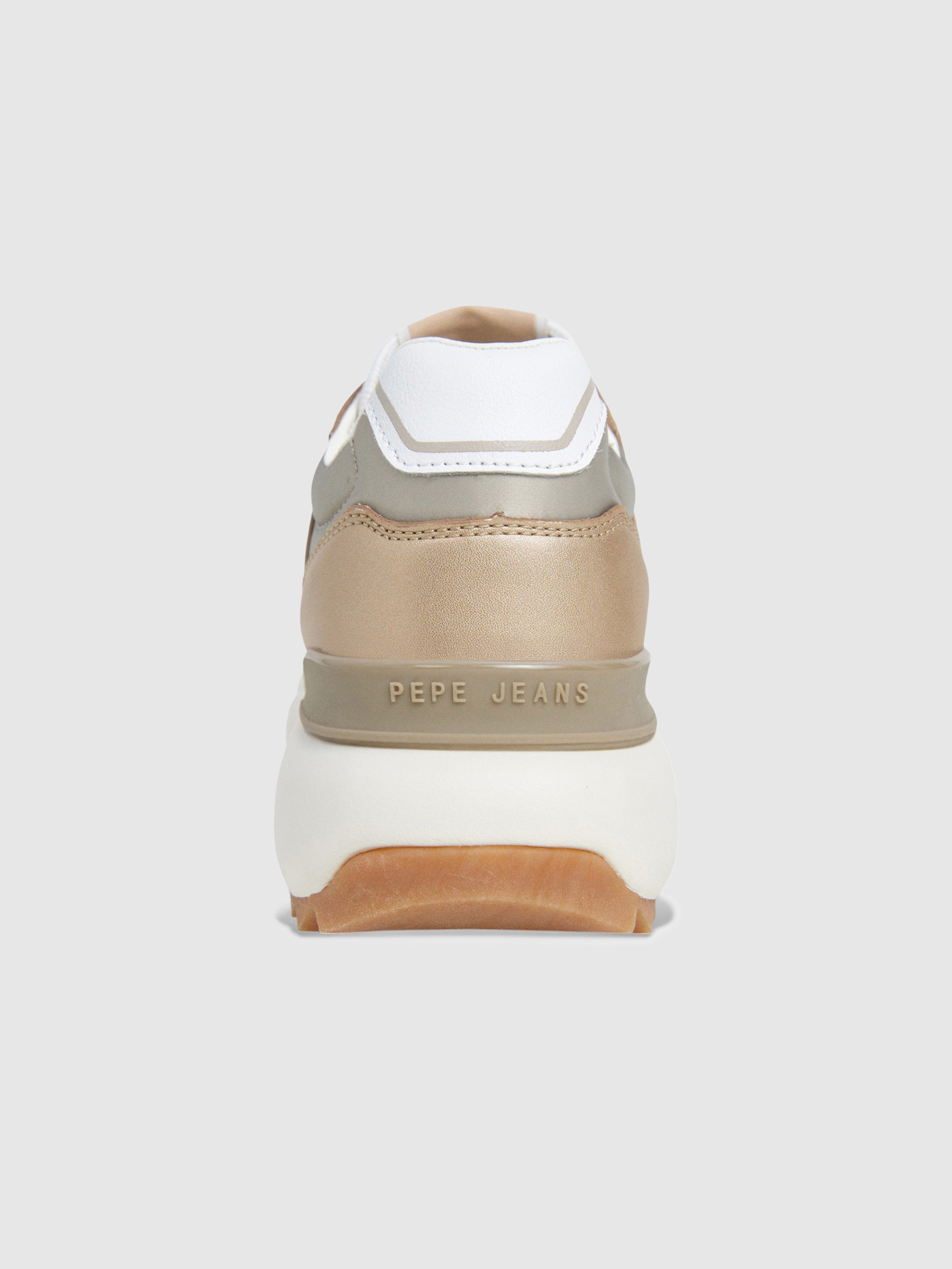 Tenis Mujer Oro Pepe Jeans London