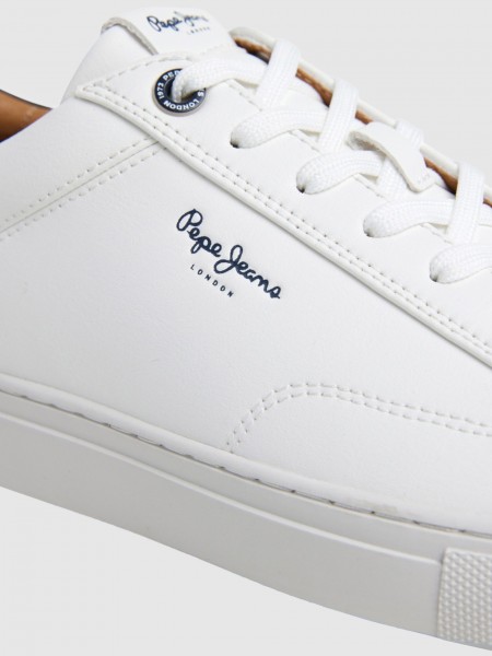 Tenis Hombre Blanco Pepe Jeans London Tenis Hombre Blanco Pepe Jeans London