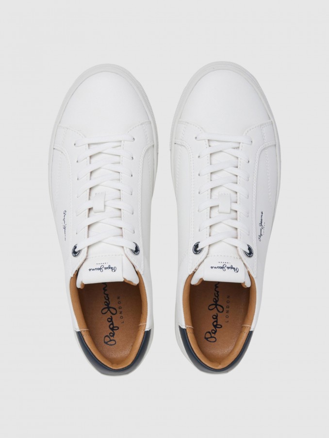 Sneakers Man White Pepe Jeans London