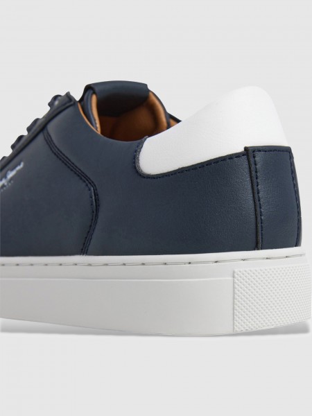 Sneakers Man Navy Blue Pepe Jeans London