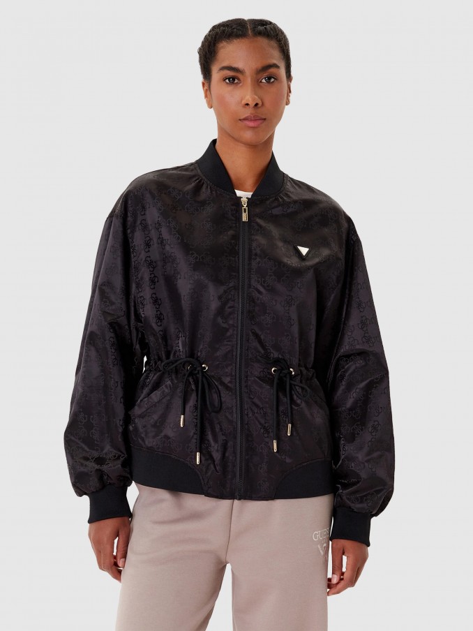 Chaqueta Mujer Negro Guess Underwear