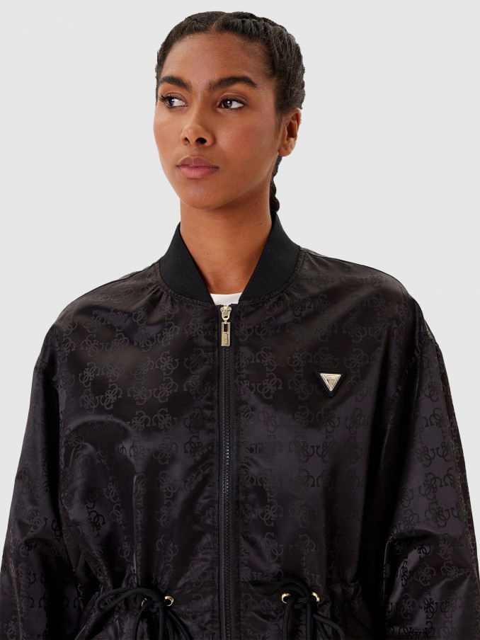 Chaqueta Mujer Negro Guess Underwear