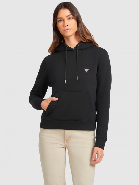 Jersey Mujer Negro Guess Jeans