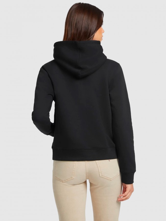 Jersey Mujer Negro Guess Jeans
