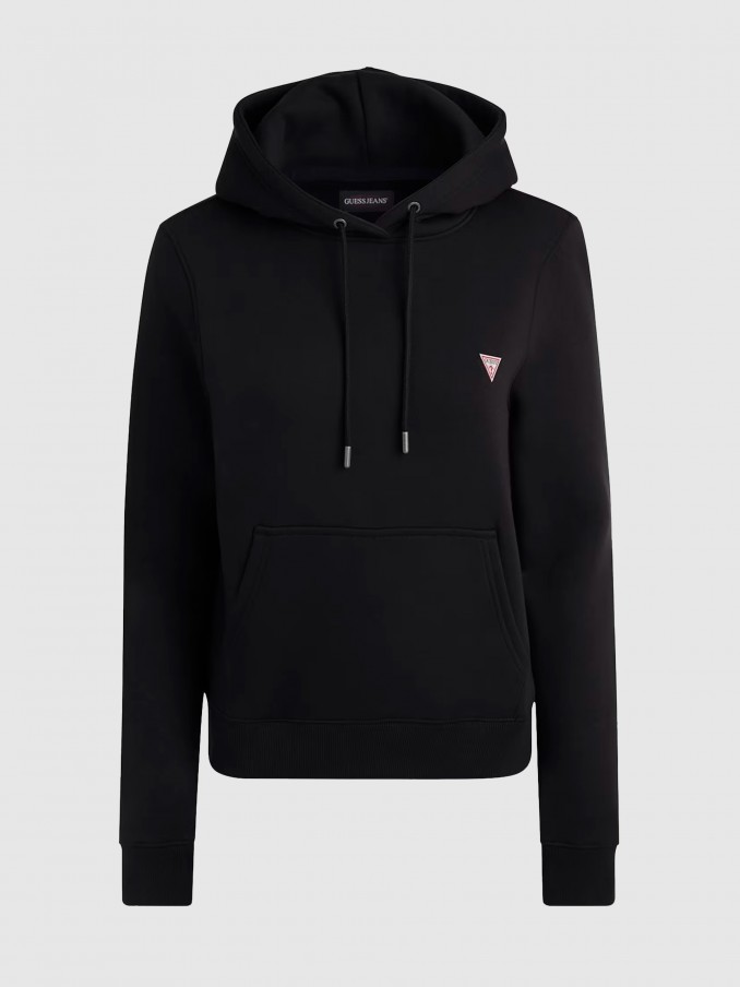 Jersey Mujer Negro Guess Jeans