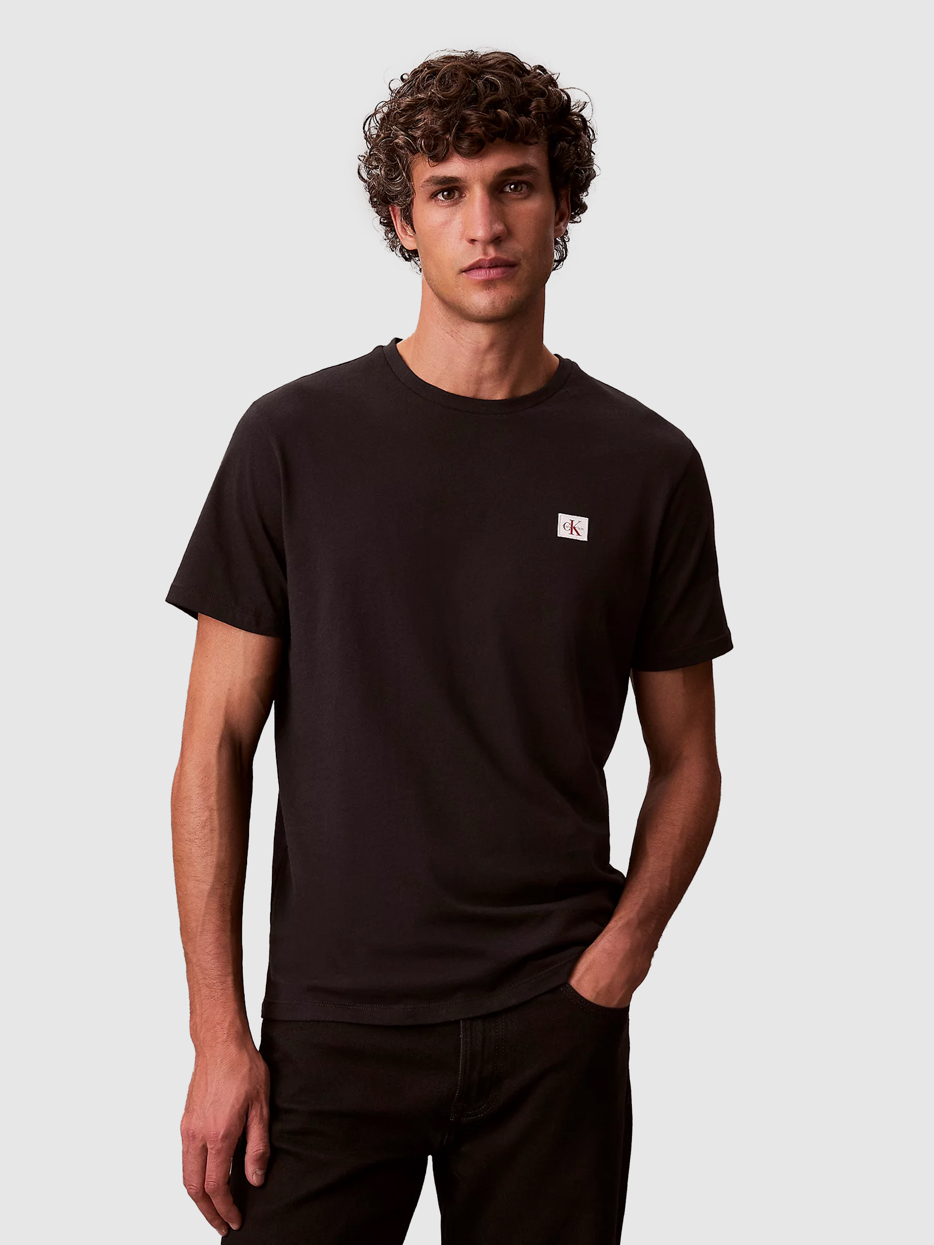 T-Shirt Man Black Calvin Klein