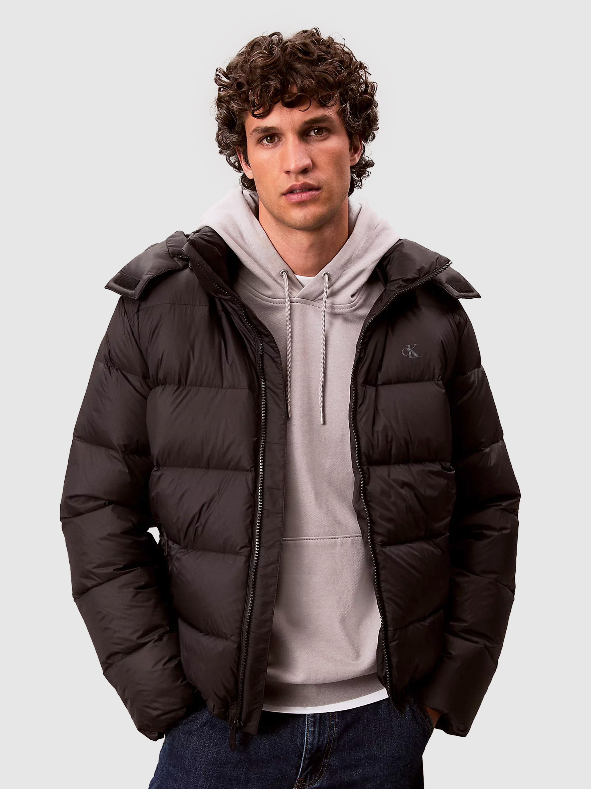 Chaqueta Hombre Negro Calvin Klein