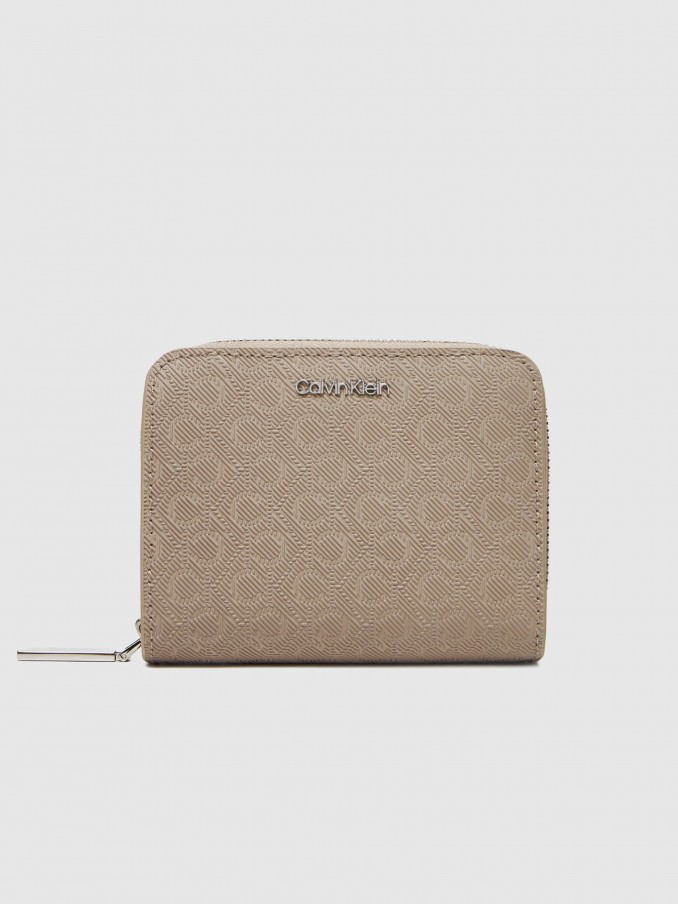 Coin Walle Woman Beige Calvin Klein