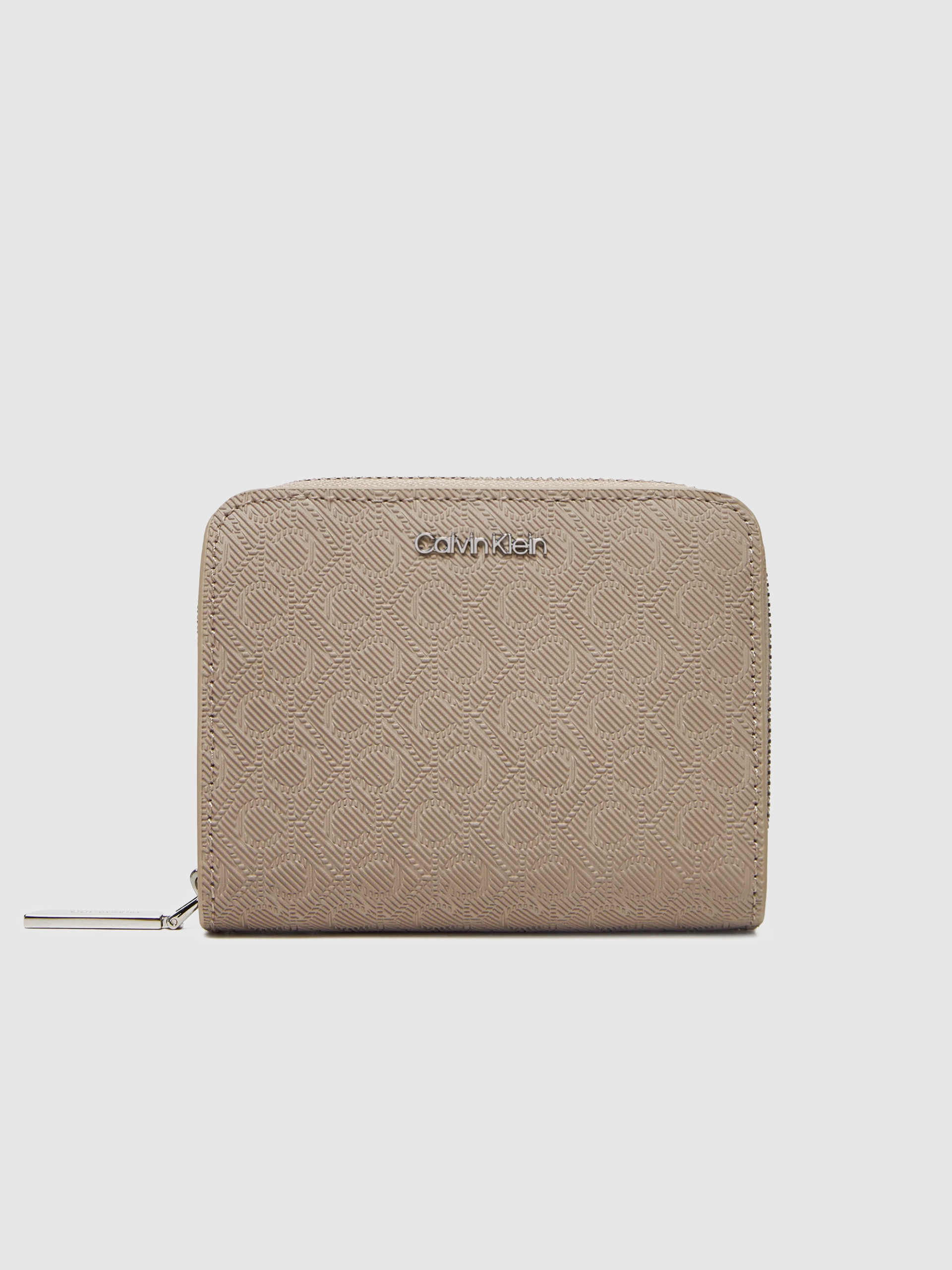 Monedero Mujer Beige Calvin Klein