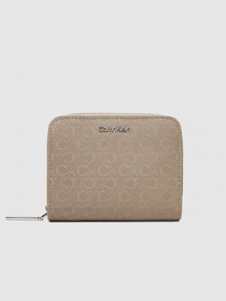 Coin Walle Woman Beige Calvin Klein