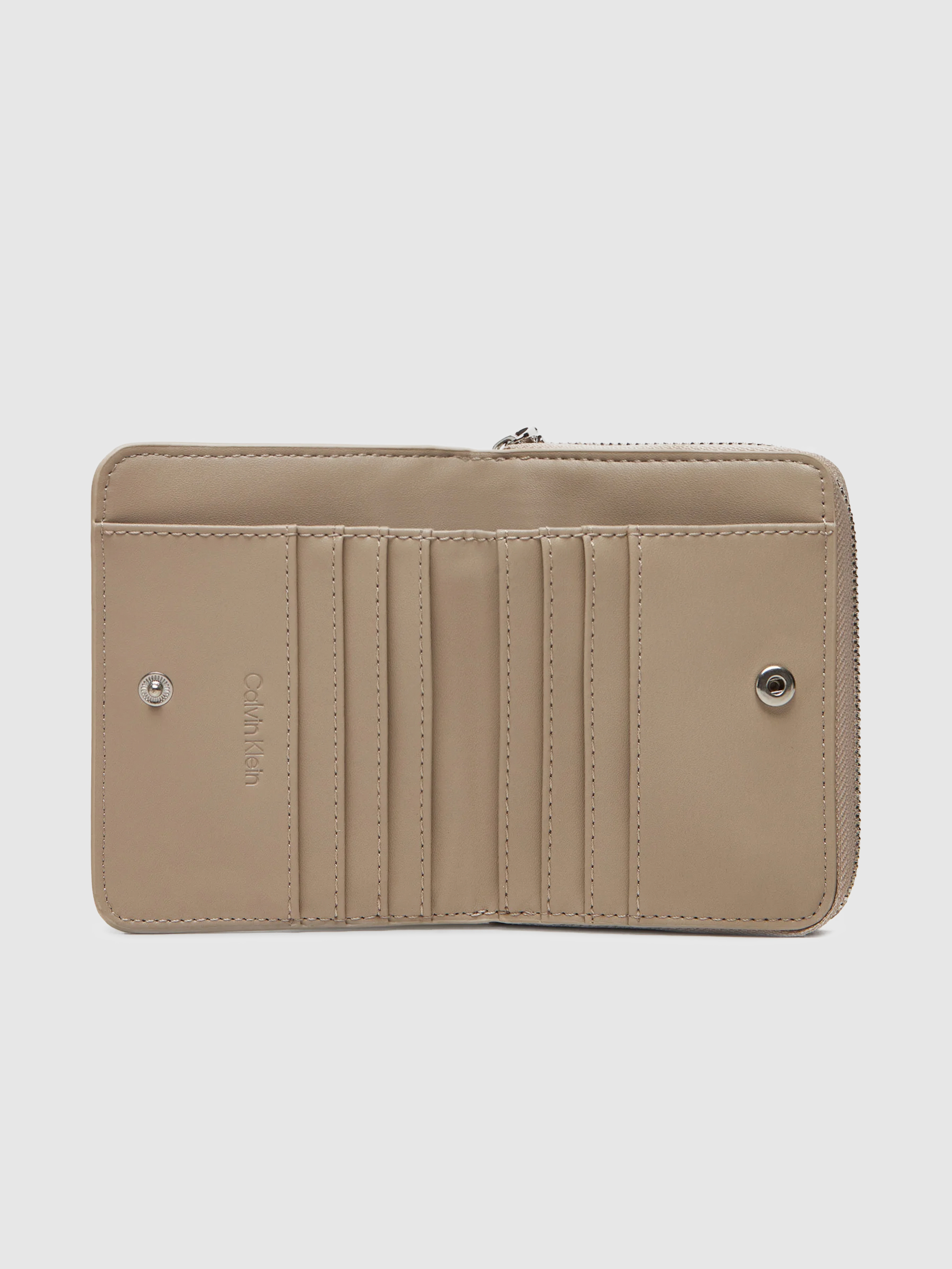 Monedero Mujer Beige Calvin Klein