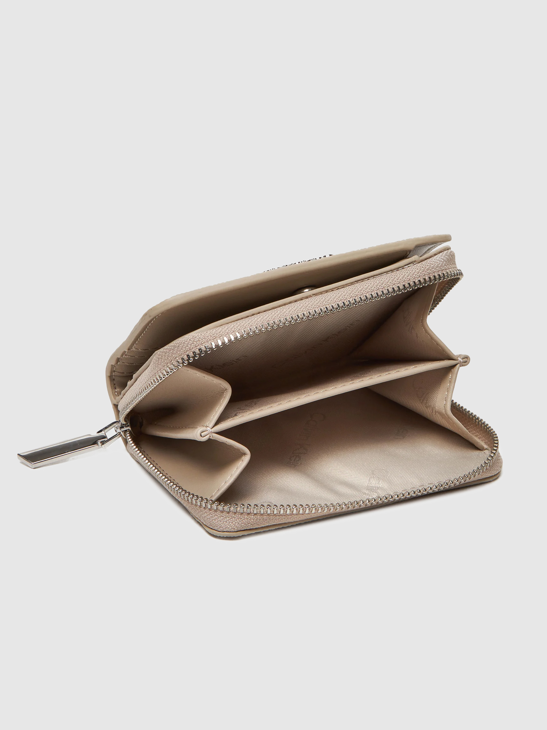 Monedero Mujer Beige Calvin Klein