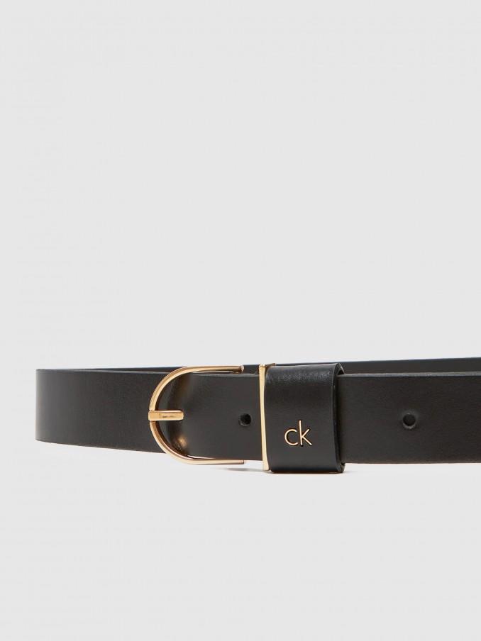 Belt Woman Black Calvin Klein