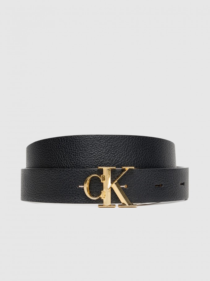 Belt Woman Black Calvin Klein