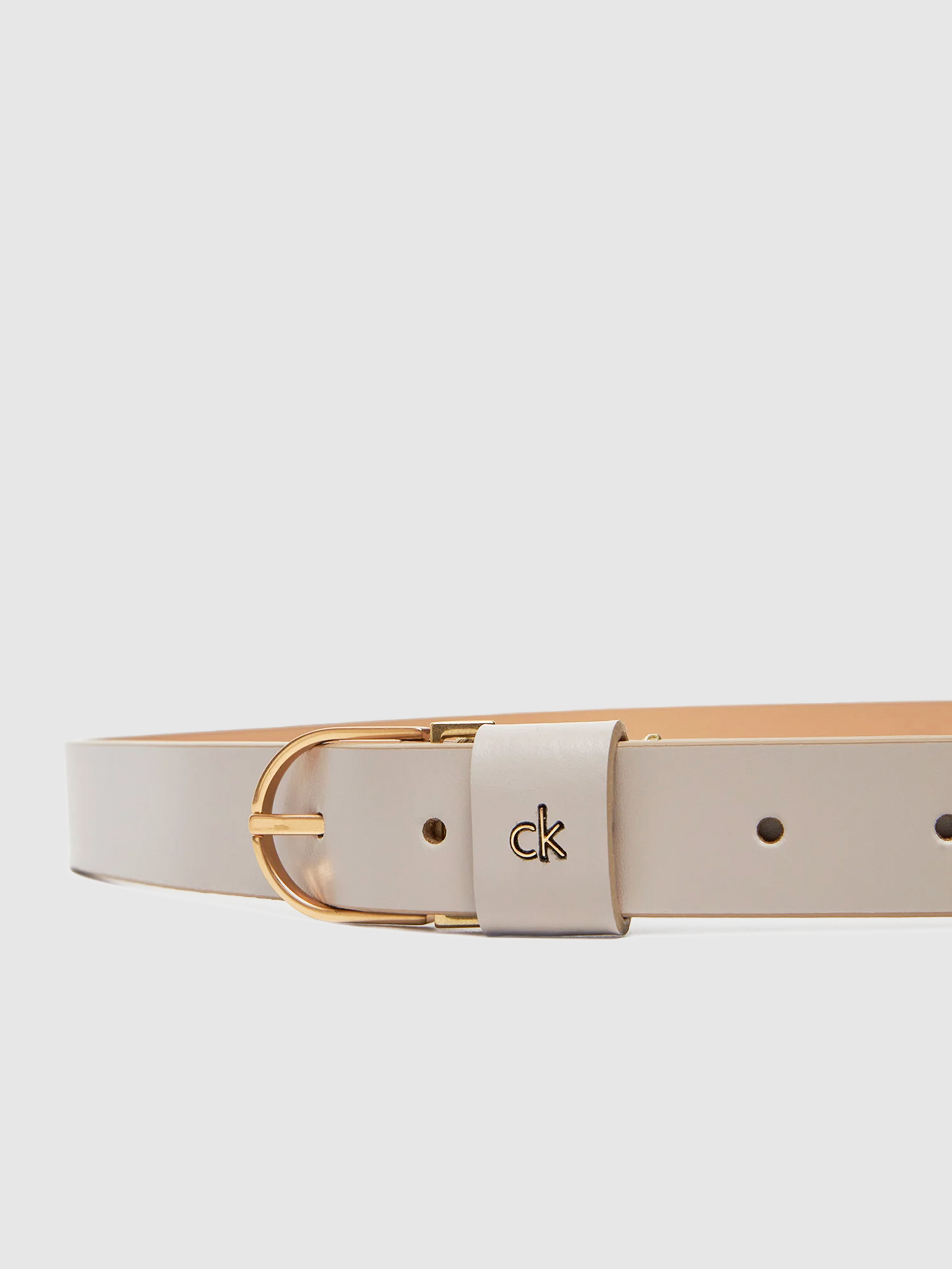 Belt Woman Beige Calvin Klein