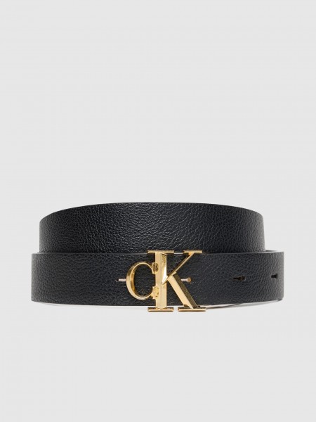 Belt Woman Black Calvin Klein