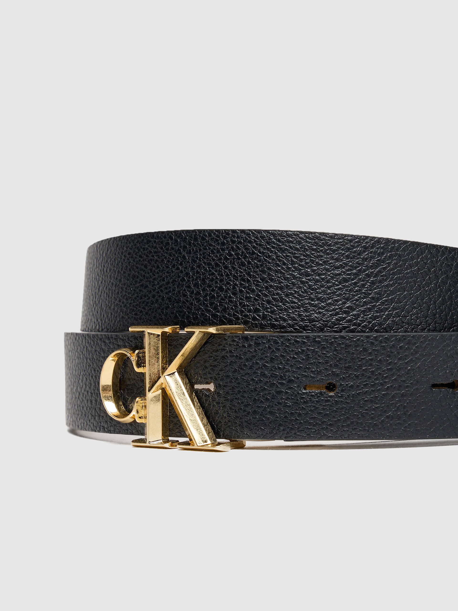 Cinturon Mujer Negro Calvin Klein