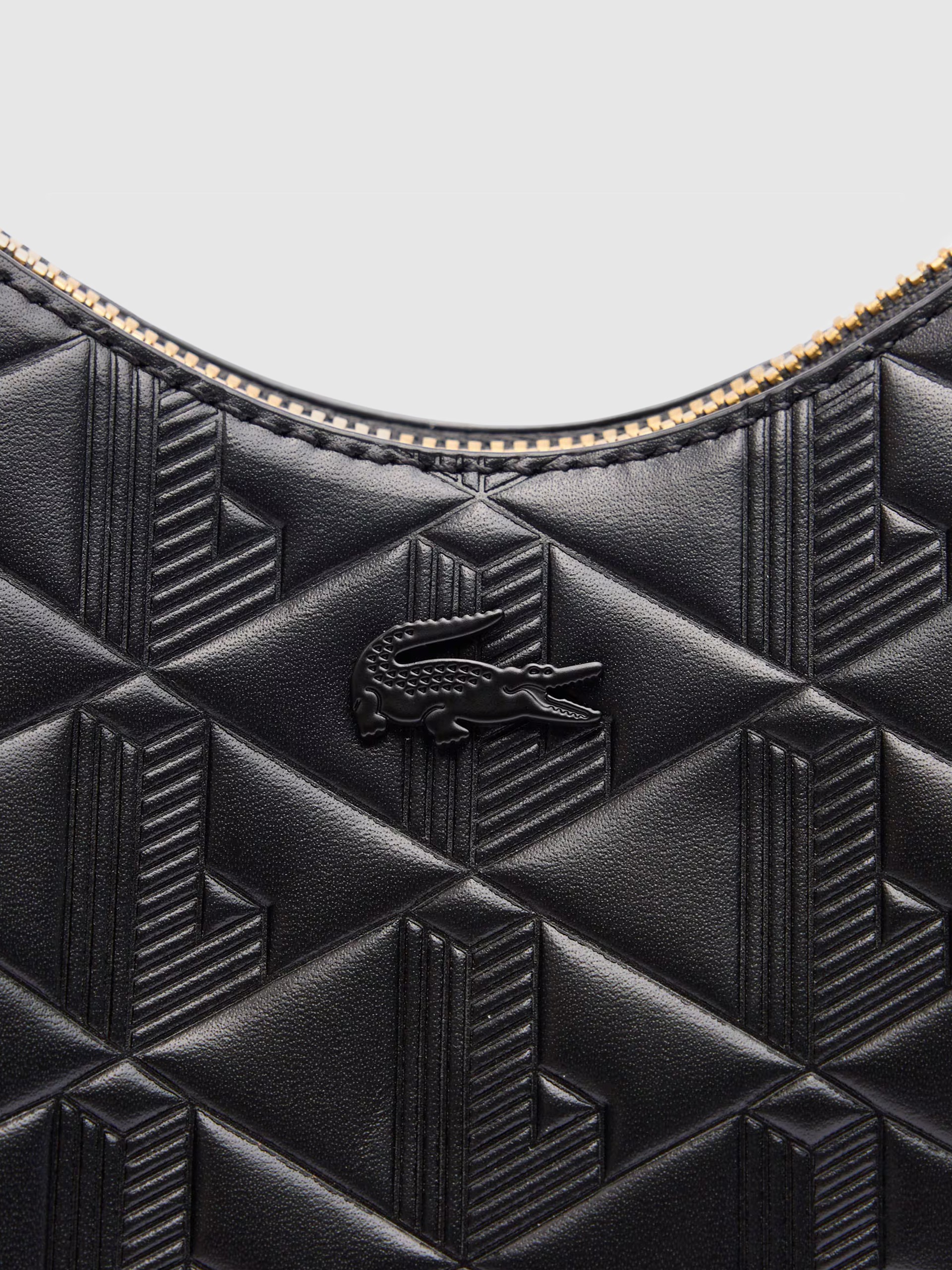 Bolsos de Hombro Mujer Negro Lacoste