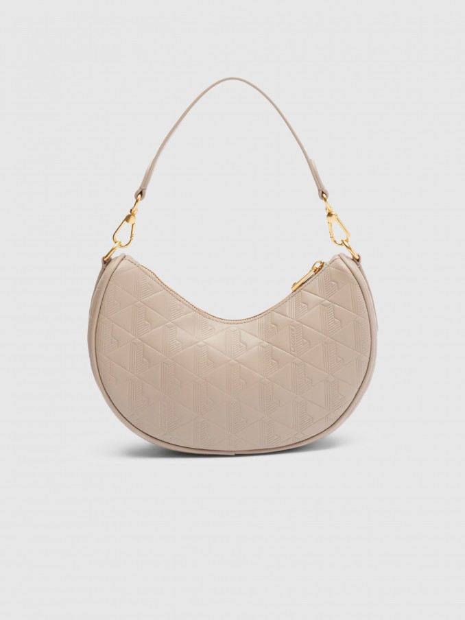 Shoulder Bags Woman Beige Lacoste