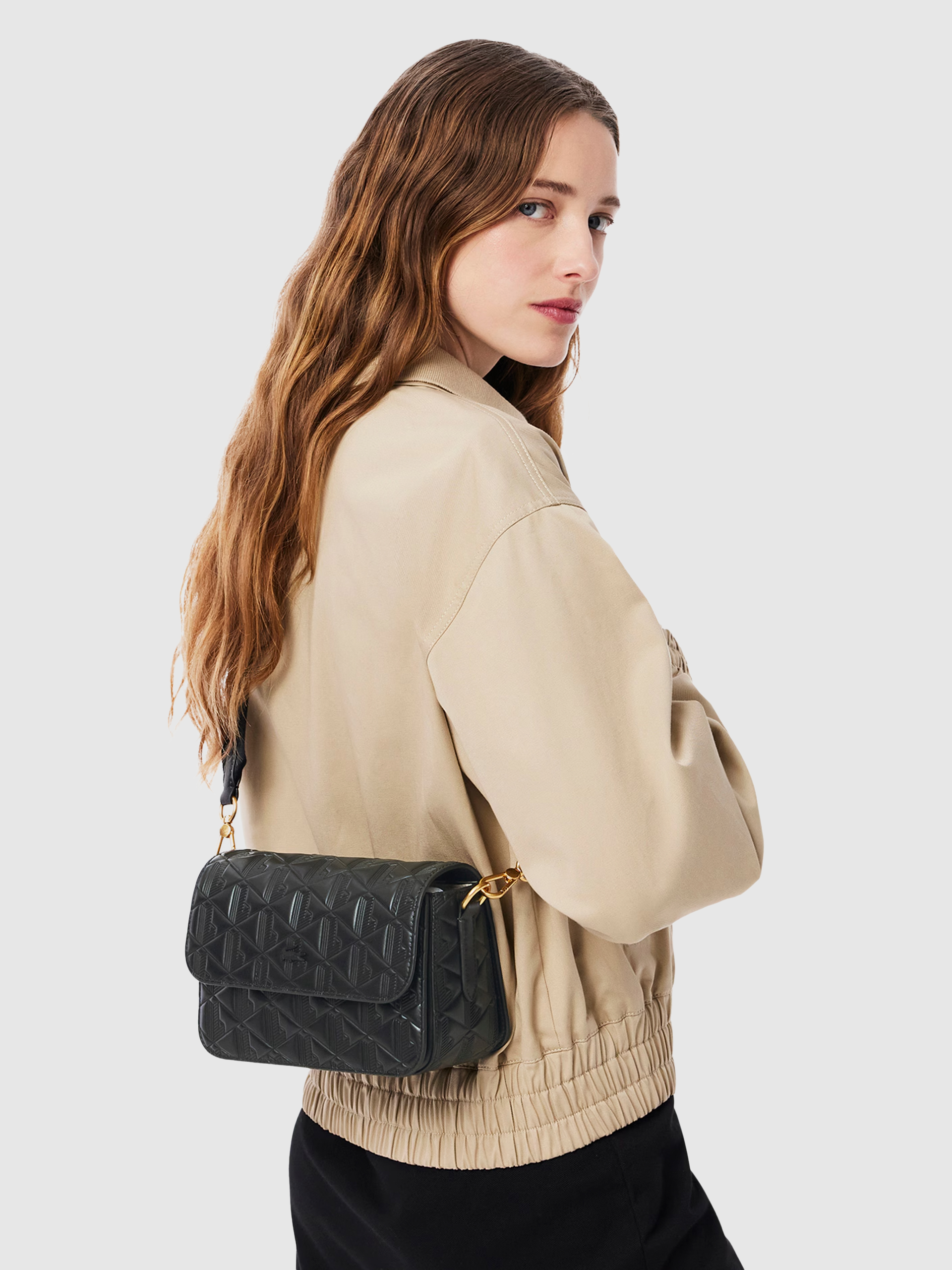 Shoulder Bags Woman Black Lacoste