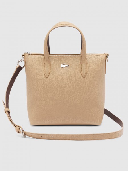 Bolsos Mujer Beige Lacoste