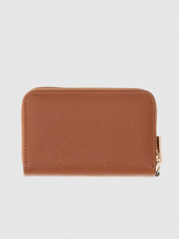 Monedero Mujer Camello Guess